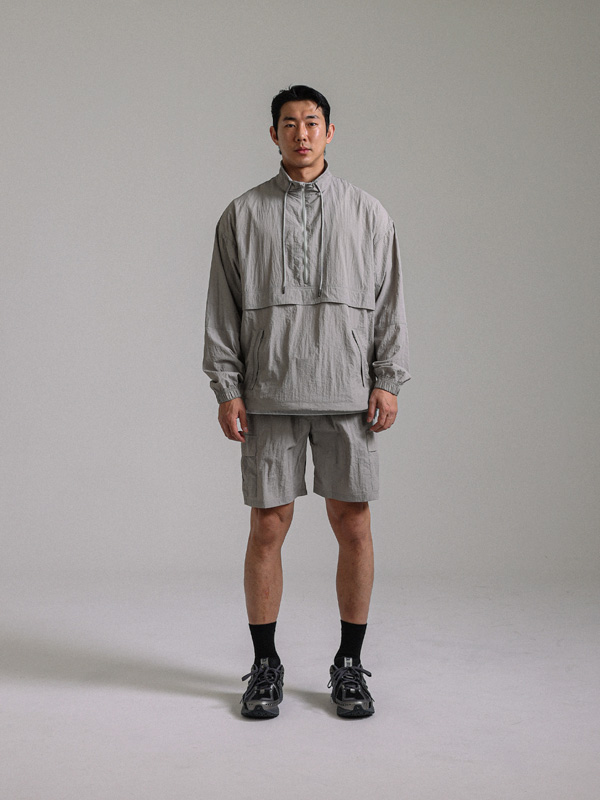 [SET](XL-6XL)<BR>다마르 风衣+스코샤 松紧带短裤<br><font color="#072c81"><B>[ W.DNA ]</B></font>