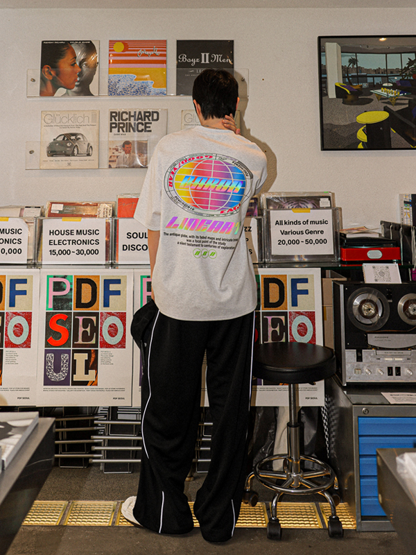 (L-5XL)<BR>글로브 분또반팔티