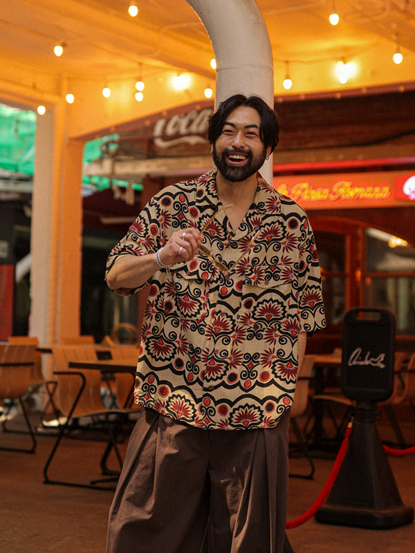 (M-2XL)<BR>소니파트 夏威夷 短袖衬衫 C615311