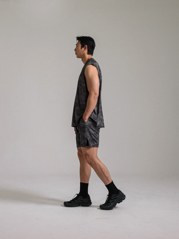 (M-6XL)<br>키트 레터링 메쉬나시<br><font color="#072c81"><B>[ W.DNA ]</B></font>