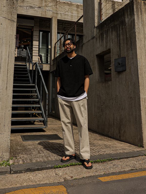 (L-6XL)<br>후키모 숨멎핏 松紧带裤 P020 (标准配合/广泛适用)