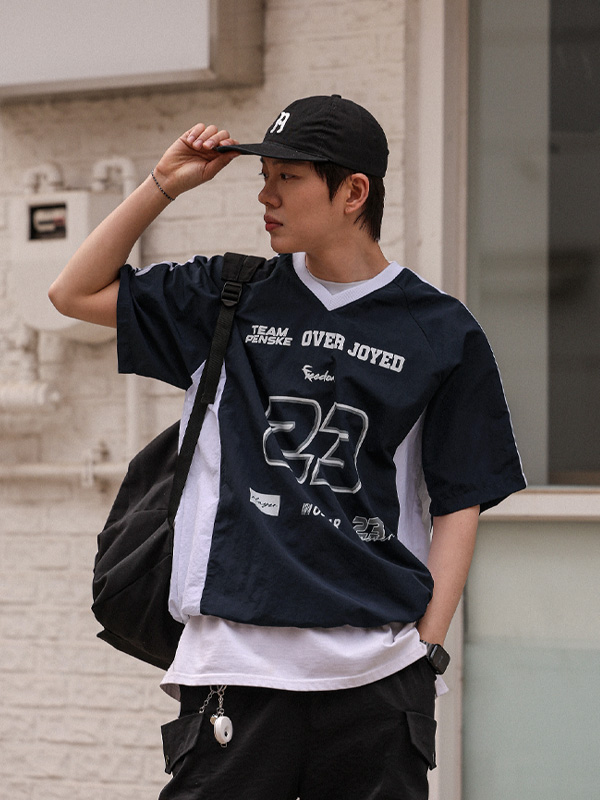델라노티 尼龙 短袖T恤