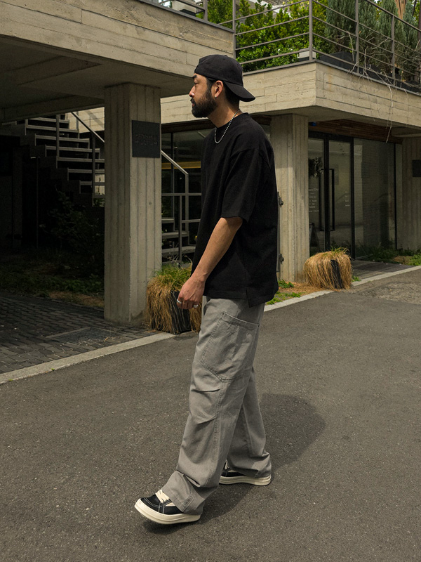 (L-7XL)<br>살비온 半宽配合 货物松紧带裤 472