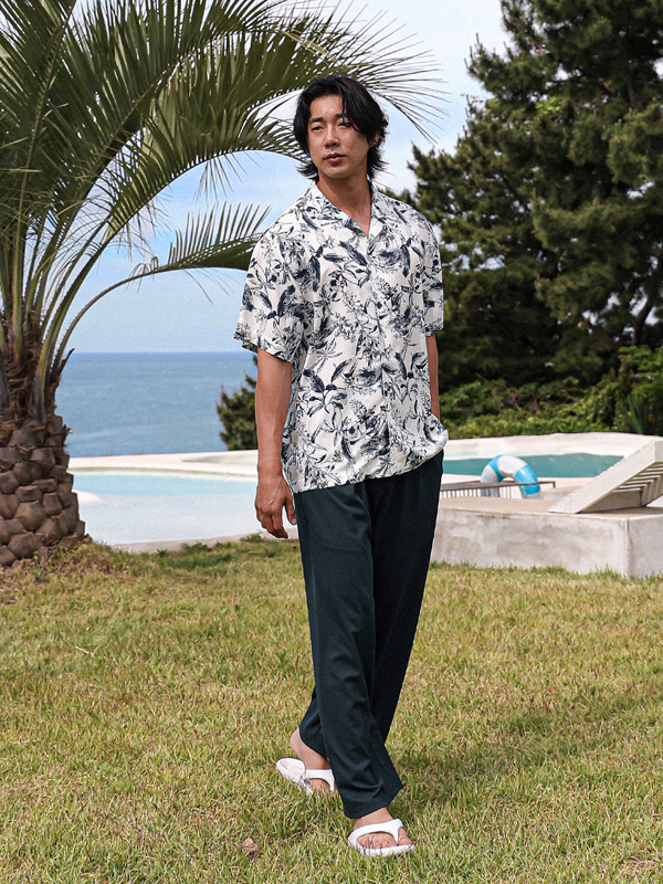 (L-6XL)<br>포엘러 华夫饼 松紧带裤(标准配合/广泛适用)