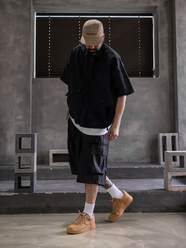 <font color="#660616">[Big ing EVENT 商品]</font><br>(L-5XL)<BR>폭스크릭 百慕大 松紧带短裤