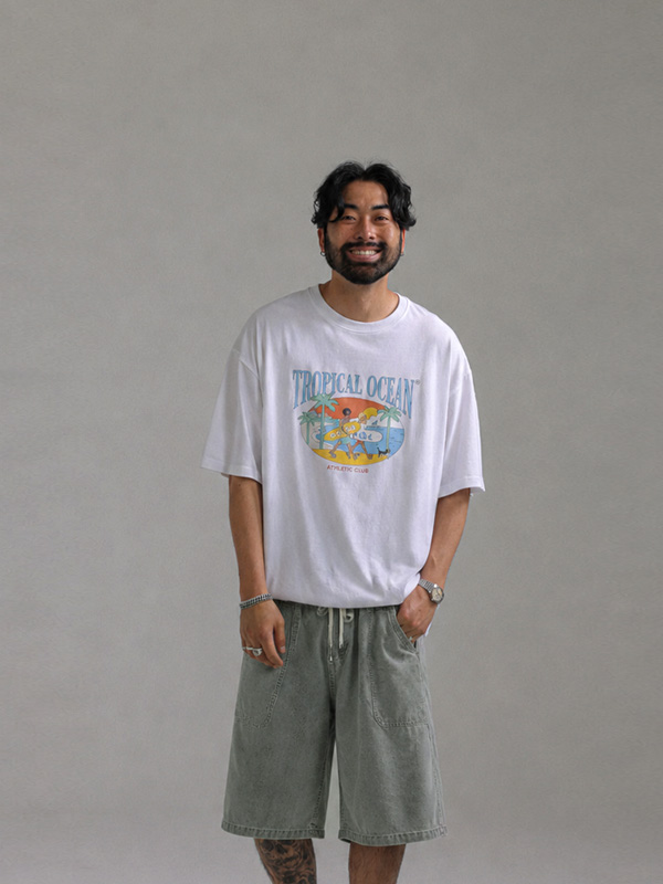 (M-2XL)<br>바라타사 松紧带短裤 8101