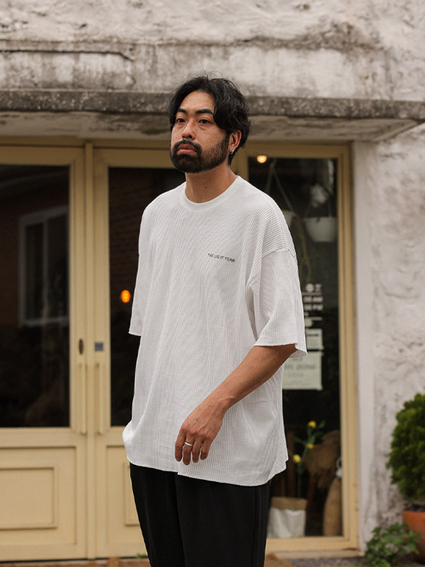(XL-6XL)<BR>루미너리 华夫饼 短袖T恤