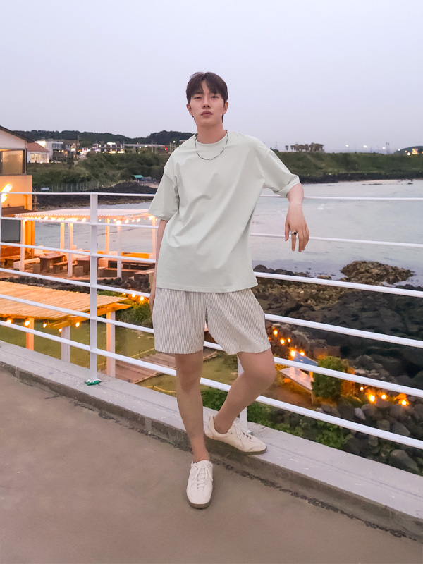 (L-3XL)<br>마이소루 短袖T恤 8349