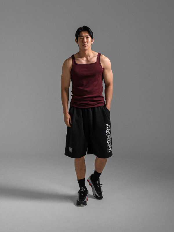 (L-4XL)<br>四角 长款 背心