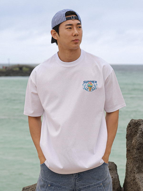 (L-7XL)<BR>썸머베어 短袖T恤 T087
