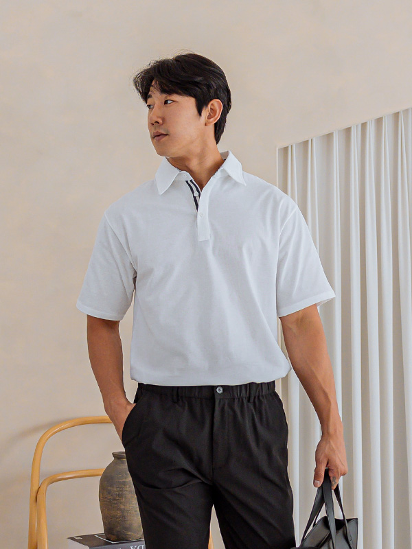 (L-5XL)<br>허배너스 短袖领衬衫