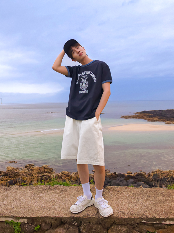 (XL-4XL)<BR>티토마 百慕大 松紧带短裤