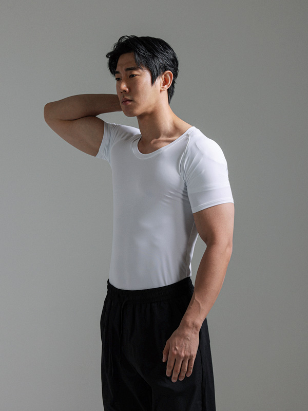 (M-5XL)<br>이코모 어깨뽕 内衣 短袖T恤