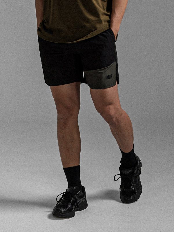 (M-6XL)<BR>팜스링 配色 松紧带 短裤<br><font color="#072c81"><B>[ W.DNA ]</B></font>