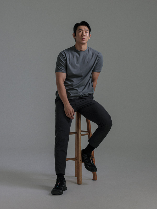 (L-6XL)<BR> 란디노 松紧带裤(修身/标准配合)<br><font color="#098a09"><B>*选择长度 (基础,长款+8cm)</B></font><br><font color="#072c81"><B> [ W.DNA ]</B></font>