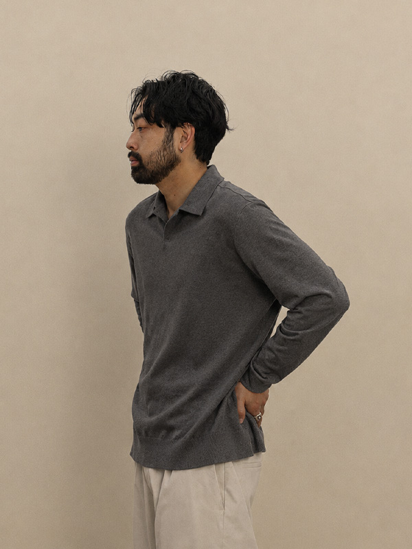 (L-5XL)<br>아드보나 开领 长袖针织品