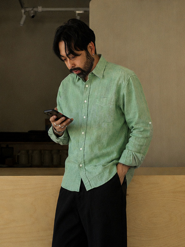 (M-5XL)<br>세가지소원 衬衫 <br><font color="#098a09"><B>*选择长度 (基础,长款+8cm)</B></font>