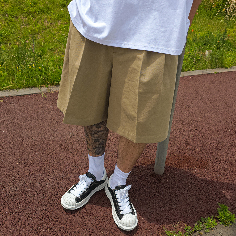 (XL-6XL)<BR>알칸타르 핀턱 百慕大 短裤