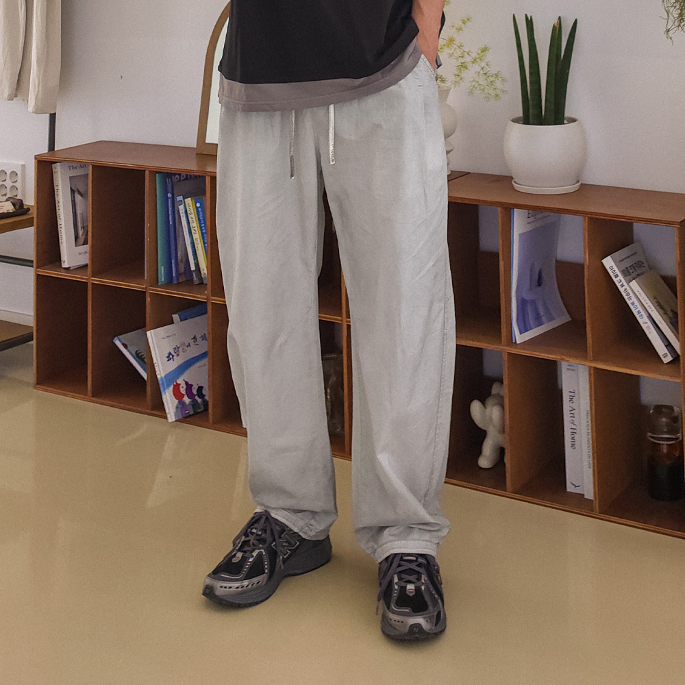 <br>(L-7XL)<BR>해리어 半宽配合 水洗 松紧带裤 A019
