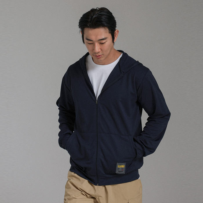 (L-3XL)<BR>쿠타 带帽拉链