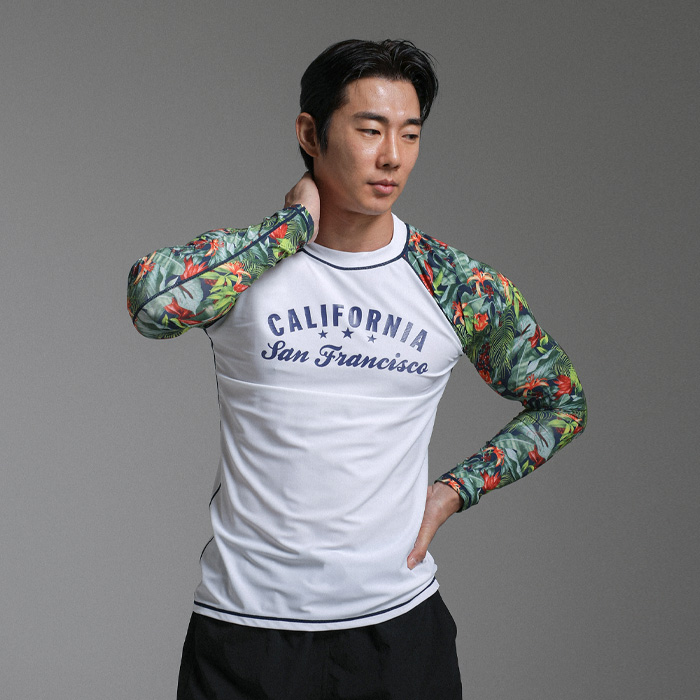 (M-4XL)<br>캘리포니아 花 鲁什卫士