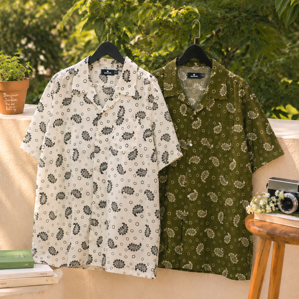 (XL-6XL)<BR>마치아스 夏威夷 短袖衬衫 N023