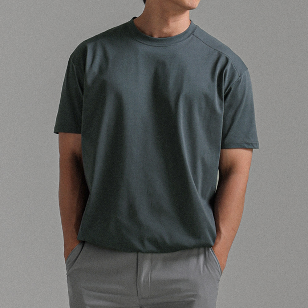 (M-6XL)<br>서플리 넣은척 실켓 短袖T恤