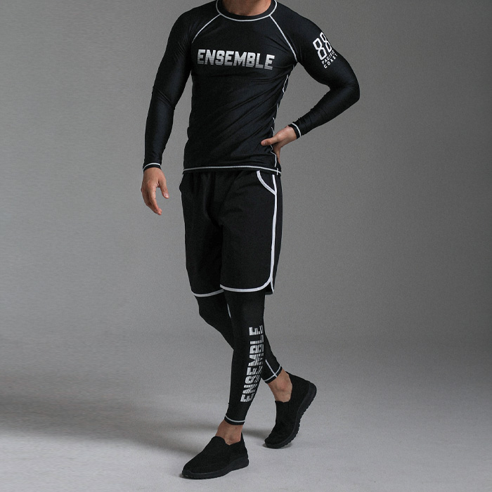 [SET](M-6XL)<br>퍼시픽코스트 鲁什卫士+팰리세이즈 水上紧身裤
