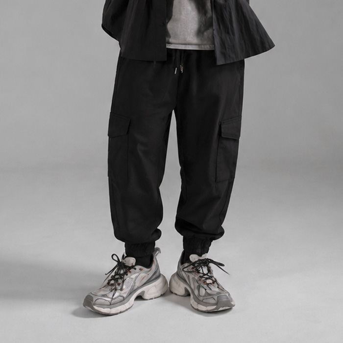 (L-4XL)<BR>넛찌 松紧带 조거팬츠<br><font color="#660616"><B>기장선택 (基础,长款+10cm)</B></font>