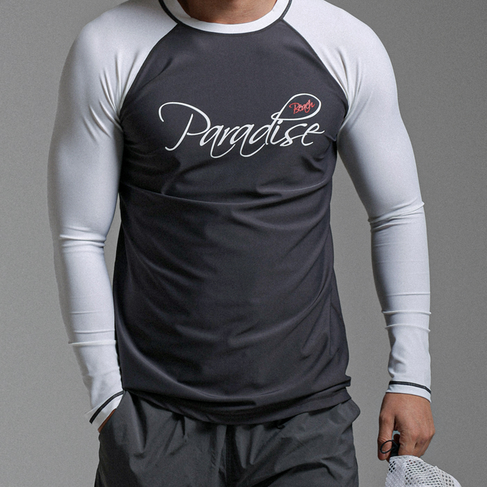 [SET](XL-5XL)<BR>스플리트 鲁什卫士 + 에그레 水上紧身裤