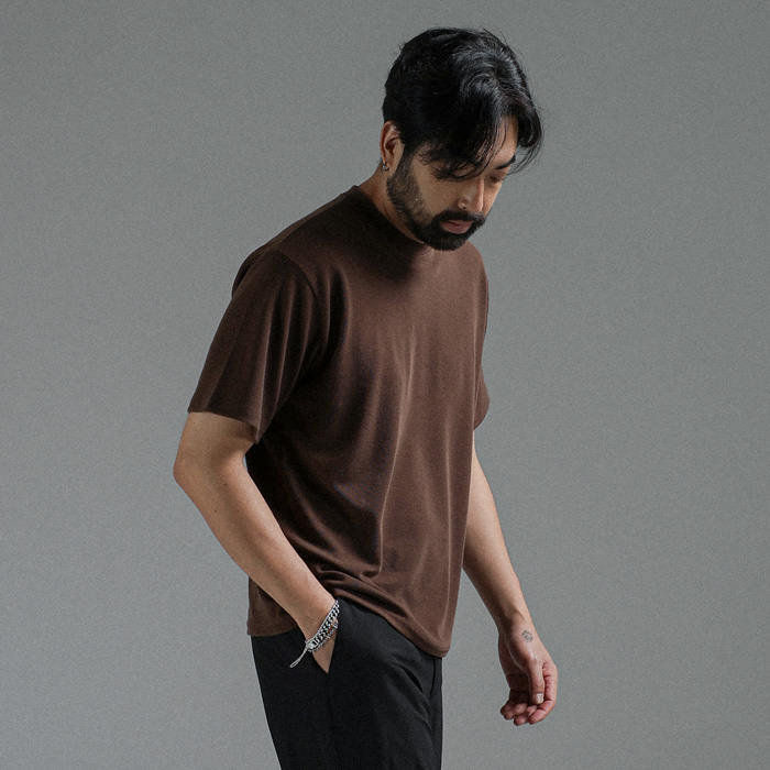 (M-4XL)<BR>코파리크 니트지 短袖T恤