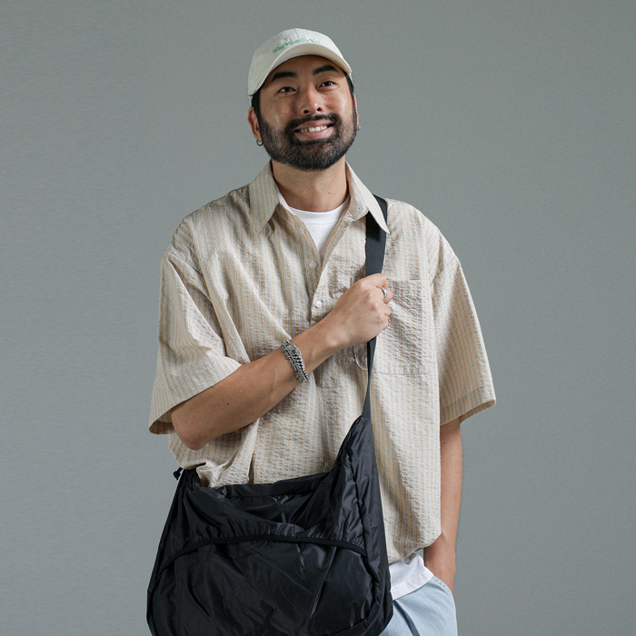 토폴라 条纹 반오픈 短袖衬衫