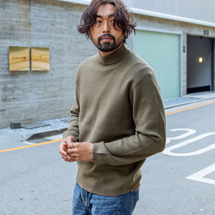 (L-5XL)<br>키프로스 柔丝 半高领针织品