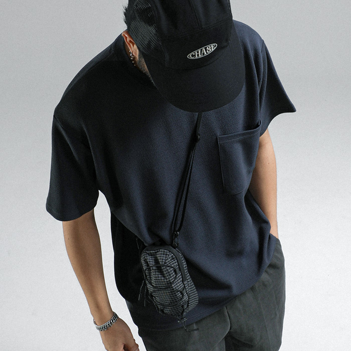 (L-7XL)<BR>라콘타 口袋短袖连体衣