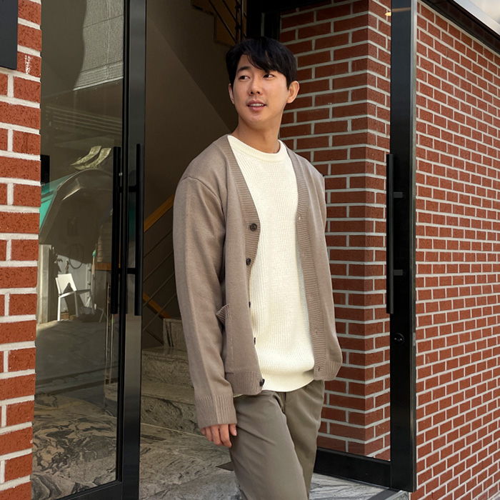 (L-4XL)<BR>프래드 开衫