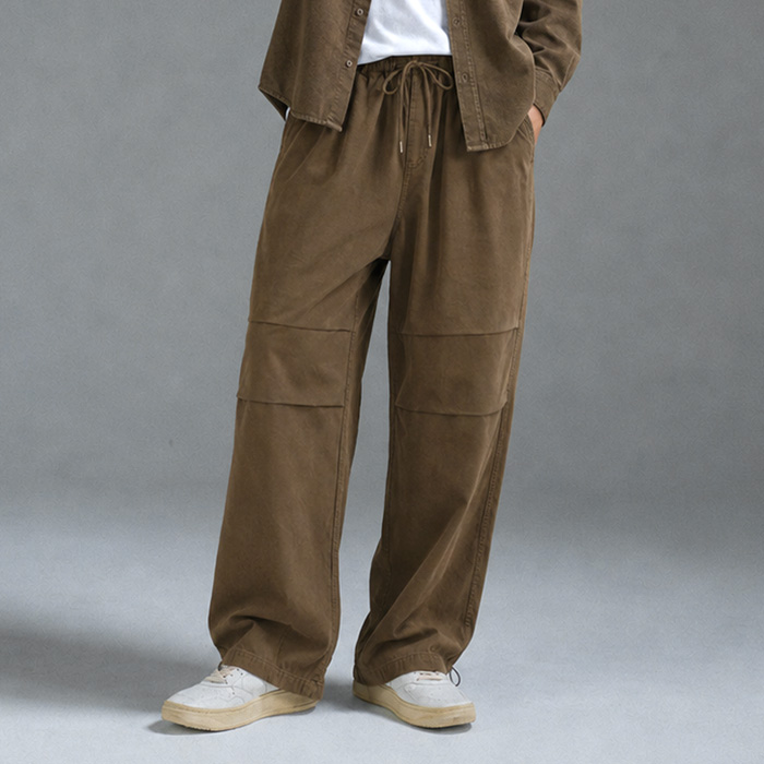 (L-7XL)<BR>아타포 半宽配合 松紧带裤