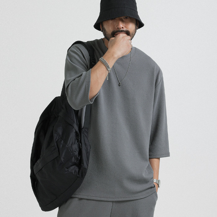 [SET](XL-8XL)<BR>무바라크 7短靴 + 코쉬 松紧带裤