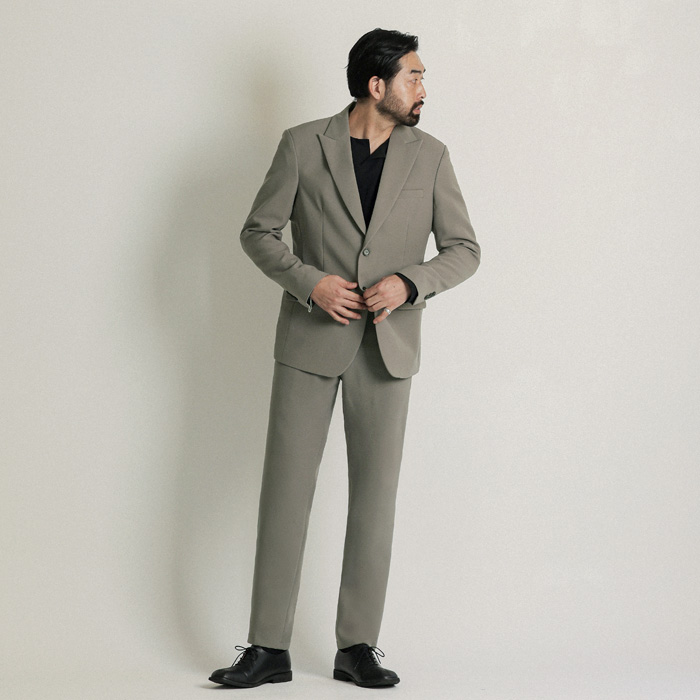 [SET](S-5XL)<BR>클라우드 컬러블레이져 + 비욘드 宽松长裤