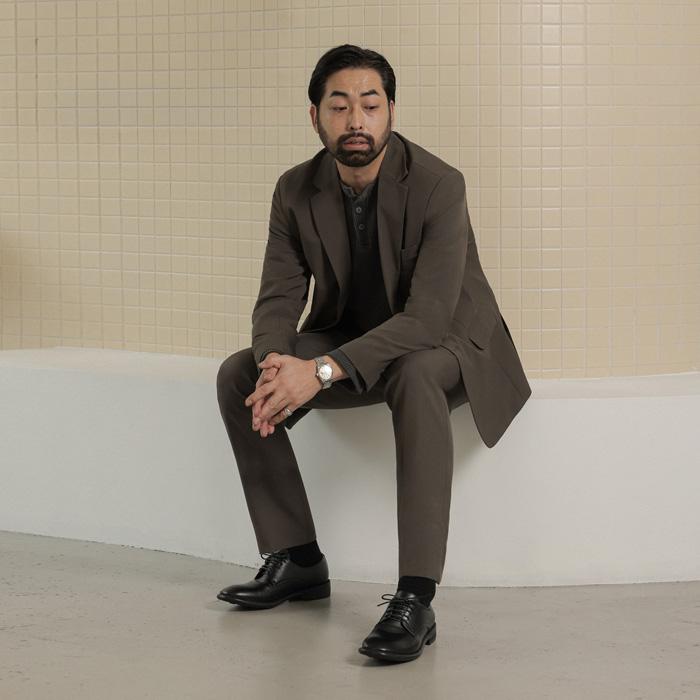 [SET](S-5XL)<BR>아이드잭 休闲西服 + 램버트 宽松长裤
