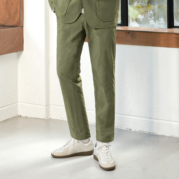 (L-5XL)<br>반디버 标准配合 侧边带 宽松长裤