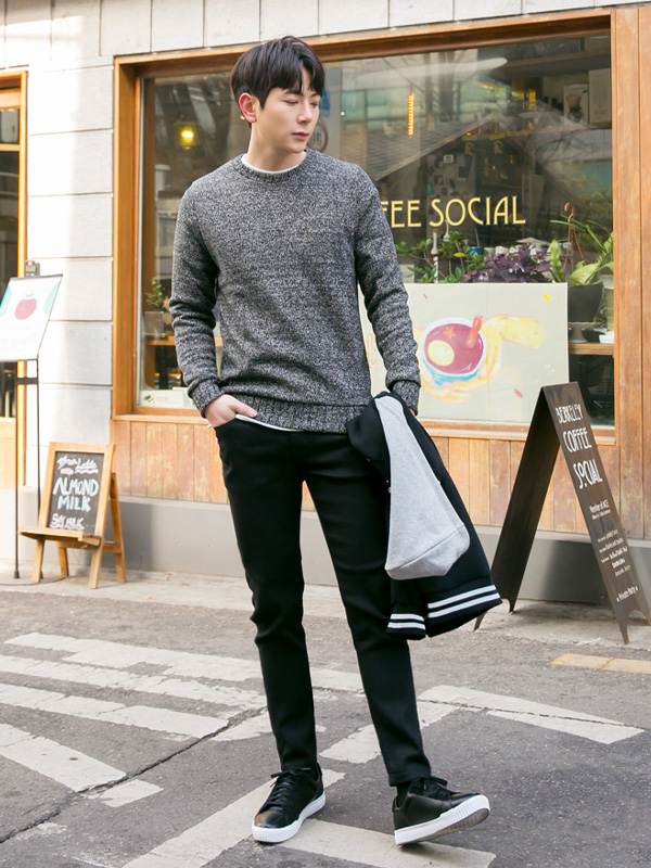 <br><font color="#fd0303">[365SALE]</font><br><font color="#2046a7">★교환/반품불가★</font><br>이유 같지 않은 이유 针织衫</font><br><font color="#cc4533"><B>*选择长度 (基础,长款+6cm)</B></font>